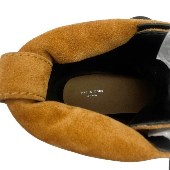 NWT Rag & Bone Sloane Boot Lace-Up Boots Cinnamon Brown Suede Size 8 New In Box - Picture 14 of 16